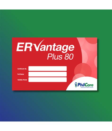 PhilCare Dengue Assist, ER Shield, ER Vantage Plus, and .